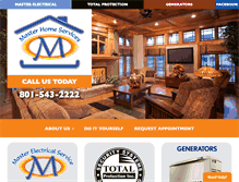 Tablet Screenshot of masterhomeservices.com